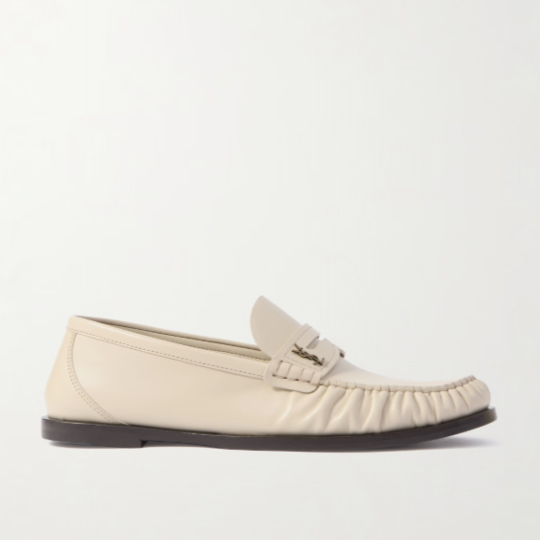 Saint Laurent Penny Loafers Bej
